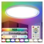 LED Deckenrunde Oberfläche 18W RGB+CCT - Control Remoto - Chip Lumileds