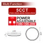 LED-Deckenleuchte mit einstellbarer Leistung 20W - 15W - 10W - 5CCT - Radarsensor - IP44