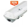 LED Anzeige IP65 für zwei Rohre 60 cm versiegelt