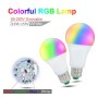 LED-Glühbirne RGB + 3000K - 10W 270º E27 mit Fernbedienung