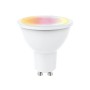 LED-Strahler RGB + 3000K - 8W 110º GU10 mit Fernbedienung