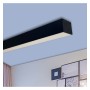 LED 72W Linear - 2 Meter - Schwarz - Lichtleiste + POTSDAM Hängelampe - UGR17- Dimmbar