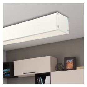 LED 72W Linear - 2 Meter - Weiss - Lichtleiste + POTSDAM Hängelampe - UGR17- Dimmbar