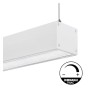 LED 72W Linear - 2 Meter - Weiss - Lichtleiste + POTSDAM Hängelampe - UGR17- Dimmbar