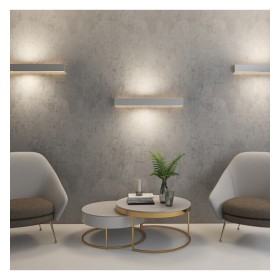 LED Wandleuchte Lineare - NEW WASHINGTON GRAU - 0.44m - 0.94m - 1.44m - 1.94m - IP54- Dimmbar