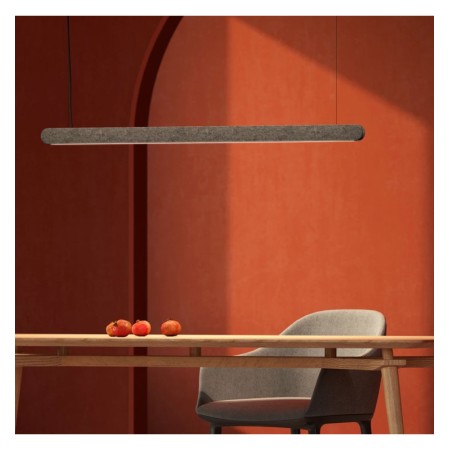 LED-Linear-Pendelleuchte - schallabsorbierend - MUTE - 72cm - 128cm - 184cm - IP54 - Dimmbar