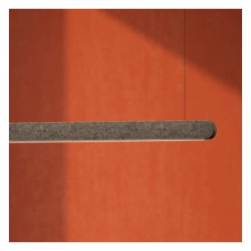 LED-Linear-Pendelleuchte - schallabsorbierend - MUTE - 72cm - 128cm - 184cm - IP54 - Dimmbar
