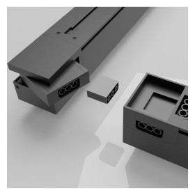 LED-Linearlampe 24W - STELLAR - Verbindbar - 60 cm