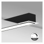 Lineare LED - Einbau - MOSKAU MINI SCHWARZ - 0.44m - 0.94m - 1.44m - 1.94m - IP54- Dimmbar