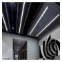 Lineare LED - Einbau - MOSKAU MINI SCHWARZ - 0.44m - 0.94m - 1.44m - 1.94m - IP54- Dimmbar