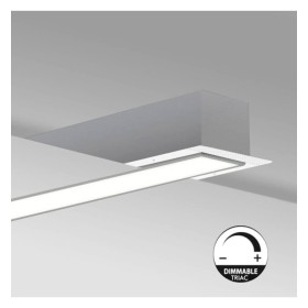 Lineare LED - Einbau - MOSKAU MINI SILBER - 0.44m - 0.94m - 1.44m - 1.94m - IP54- Dimmbar