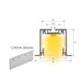 Lineare LED - Einbau - MOSKAU MINI WEISS - 0.44m - 0.94m - 1.44m - 1.94m - IP54- Dimmbar