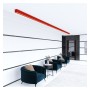 Lineare LED - Deckenaufbauleuchte - ANTONIUS Tomatenrot - 0,5 m - 1m - 1,5m - 2m - Dimmbar
