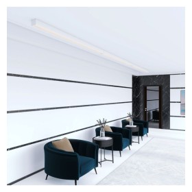 Lineare LED - Deckenaufbauleuchte - ANTONIUS Weiss - 0,5 m - 1m - 1,5m - 2m - Dimmbar