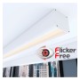Lineare LED - Deckenaufbauleuchte - ANTONIUS Weiss - 0,5 m - 1m - 1,5m - 2m - Dimmbar