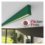 Lineare LED - Deckenaufbauleuchte - LOLA Patinagrün - 0,5 m - 1m - 1,5m - 2m - Dimmbar