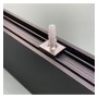 Lineare LED - Deckenaufbauleuchte - LOLA schwarz- 0,5 m - 1m - 1,5m - 2m - Dimmbar