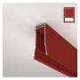 Lineare LED - Deckenaufbauleuchte - LOLA Tomatenrot- 0,5 m - 1m - 1,5m - 2m - Dimmbar