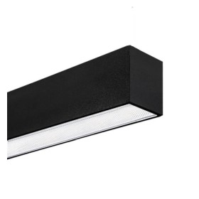Lineare LED - Deckenaufbauleuchte - MÜNCHEN MINI SCHWARZ- 0.44m - 0.94m - 1.44m - 1.94m - IP54- Dimmbar