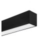 Lineare LED - Deckenaufbauleuchte - MÜNCHEN MINI SCHWARZ- 0.44m - 0.94m - 1.44m - 1.94m - IP54- Dimmbar