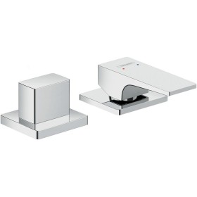 hansgrohe Metropol 2-Loch Einhebel-Wannenrandmischer mit Hebelgriff