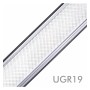 Lineare LED - Deckenaufbauleuchte - MÜNCHEN MINI SCHWARZ- 0.44m - 0.94m - 1.44m - 1.94m - IP54- Dimmbar