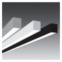 Lineare LED - Deckenaufbauleuchte - MÜNCHEN MINI WEISS - 0.44m - 0.94m - 1.44m - 1.94m - IP54- Dimmbar