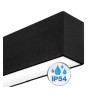 Lineare LED - Deckenaufbauleuchte - MÜNCHEN SCHWARZ - 0,5 m - 1 m - 1,5 m - 2 m - IP54 - Dimmbar