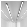 Lineare LED - Deckenaufbauleuchte - MÜNCHEN SILBER - 0,5m - 1m - 1,5m - 2m - IP54 - Dimmbar