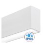 Lineare LED - Deckenaufbauleuchte - MÜNCHEN WEISS - 0.5m - 1m - 1,5m - 2m - IP54 - Dimmbar
