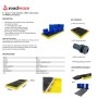Flachprofil-Auffangboden für 8 Fässer 600L