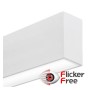 Lineare LED - Deckenaufbauleuchte - MÜNCHEN WEISS - 0.5m - 1m - 1,5m - 2m - IP54 - Dimmbar