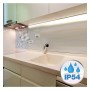 Lineare LED - Deckenaufbauleuchte - NEW YORK SILBER - 0.44m - 0.94m - 1.44m - 1.94m - IP54- Dimmbar