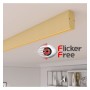 Lineare LED - Deckenaufbauleuchte - RICHARD elfenbein- 0,5 m - 1m - 1,5m - 2m - Dimmbar