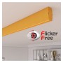 Lineare LED - Deckenaufbauleuchte - RICHARD pastellgelb- 0,5 m - 1m - 1,5m - 2m - Dimmbar