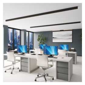 Lineare LED - Deckenaufbauleuchte - RICHARD schwarz- 0,5 m - 1m - 1,5m - 2m - Dimmbar