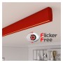 Lineare LED - Deckenaufbauleuchte - RICHARD Tomatenrot - 0,5 m - 1m - 1,5m - 2m - Dimmbar