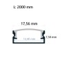 Lineare LED-Leuchte – EASY CONNECT – 2 Meter – 20W 12V – Professionelle Masslösung