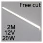 Lineare LED-Leuchte – EASY CONNECT – 2 Meter – 20W 12V – Professionelle Masslösung