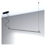 Linearlampe Pendelleuchte - MILANO SCHWARZ - 0,5 m - 1 m - 1,5 m - 2 m - IP20
