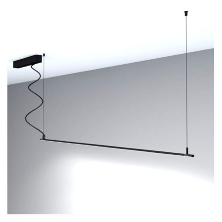 Linearlampe Pendelleuchte - MILANO SCHWARZ - 0,5 m - 1 m - 1,5 m - 2 m - IP20