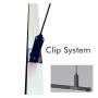 Linearlampe Pendelleuchte - MILANO SCHWARZ - 0,5 m - 1 m - 1,5 m - 2 m - IP20