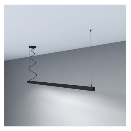 Linearlampe Pendelleuchte - MÜNCHEN MINI SCHWARZ - 0.44m - 0.94m - 1.44m - 1.94m - IP54- Dimmbar