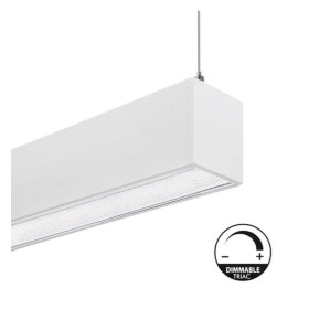 Linearlampe Pendelleuchte - MÜNCHEN MINI WEISS - 0.44m - 0.94m - 1.44m - 1.94m - IP54- Dimmbar