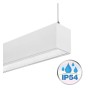Linearlampe Pendelleuchte - MÜNCHEN MINI WEISS - 0.44m - 0.94m - 1.44m - 1.94m - IP54- Dimmbar