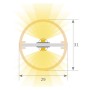 Linearlampe Pendelleuchte - OSLO DOUBLE - 0.50m - 1m - 1.50m - 2m - IP20