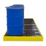 Flachprofil-Auffangboden für 8 Fässer 600L