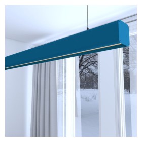 Linearlampe Pendelleuchte LED - ANTONIUS Azurblau - 0,5 m - 1m - 1,5m - 2m - Dimmbar