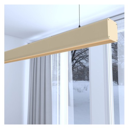 Linearlampe Pendelleuchte LED - ANTONIUS Elfenbein - 0,5 m - 1m - 1,5m - 2m - Dimmbar