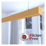 Linearlampe Pendelleuchte LED - ANTONIUS Pastellgelb - 0,5 m - 1m - 1,5m - 2m - Dimmbar